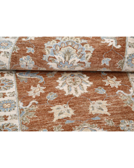 Ziegler 2' 6" X 5' 9" Hand Knotted Wool Rug 2' 6" X 5' 9" (76 X 175) / Brown / Wool