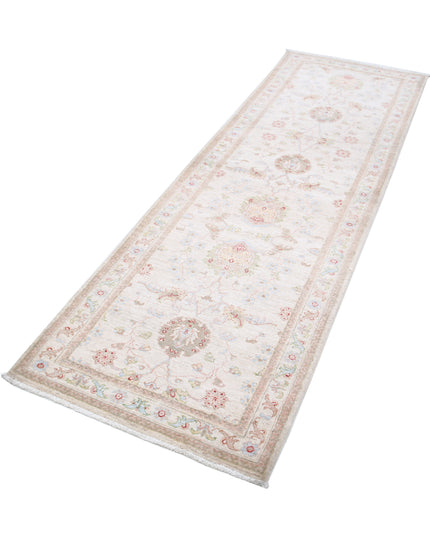 Ziegler 2' 8" X 8' 4" Hand Knotted Wool Rug 2' 8" X 8' 4" (81 X 254) / Ivory / Wool