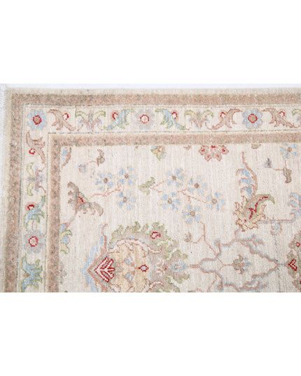 Ziegler 2' 8" X 8' 4" Hand Knotted Wool Rug 2' 8" X 8' 4" (81 X 254) / Ivory / Wool