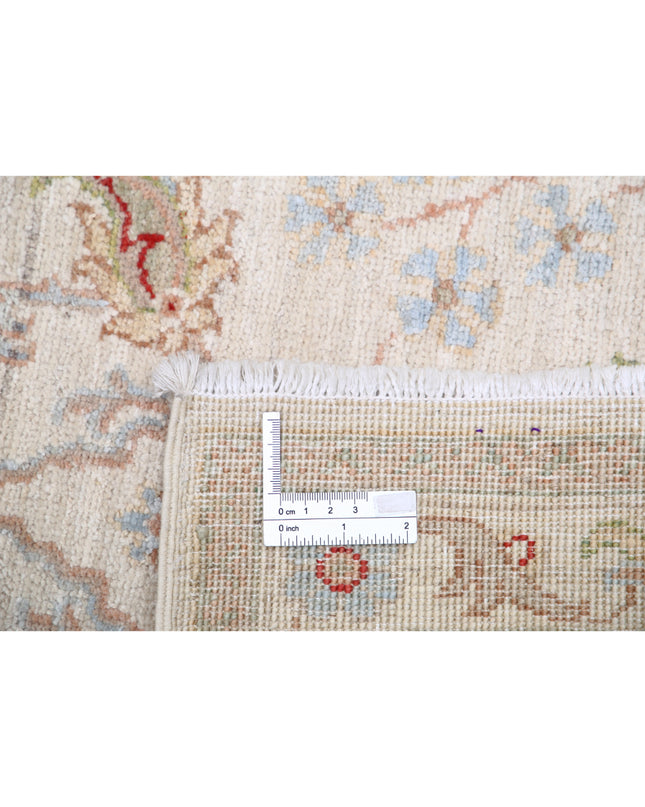 Ziegler 2' 8" X 8' 4" Hand Knotted Wool Rug 2' 8" X 8' 4" (81 X 254) / Ivory / Wool