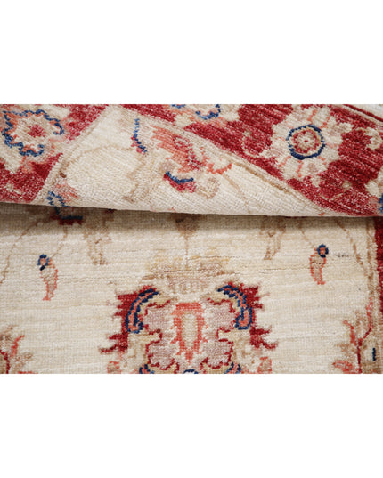 Ziegler 1' 11" X 2' 11" Hand Knotted Wool Rug 1' 11" X 2' 11" (59 X 89) / Ivory / Wool