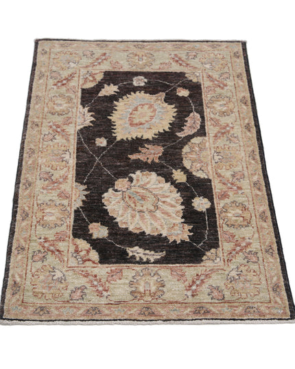 Ziegler 2' 1" X 3' 1" Hand Knotted Wool Rug 2' 1" X 3' 1" (63 X 94) / Brown / Wool