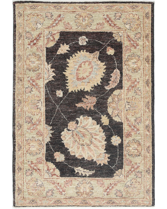 Ziegler 2' 1" X 3' 1" Hand Knotted Wool Rug 2' 1" X 3' 1" (63 X 94) / Brown / Wool