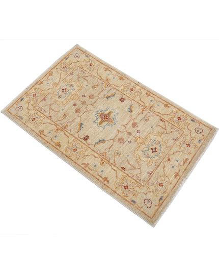 Ziegler 2' 0" X 3' 1" Hand Knotted Wool Rug 2' 0" X 3' 1" (61 X 94) / Taupe / Wool