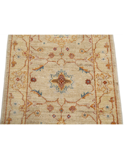 Ziegler 2' 0" X 3' 1" Hand Knotted Wool Rug 2' 0" X 3' 1" (61 X 94) / Taupe / Wool