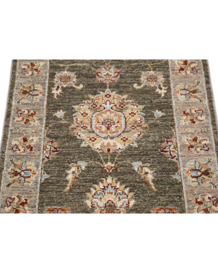 Ziegler 2' 0" X 2' 11" Hand Knotted Wool Rug 2' 0" X 2' 11" (61 X 89) / Green / Wool