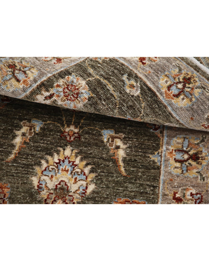 Ziegler 2' 0" X 2' 11" Hand Knotted Wool Rug 2' 0" X 2' 11" (61 X 89) / Green / Wool