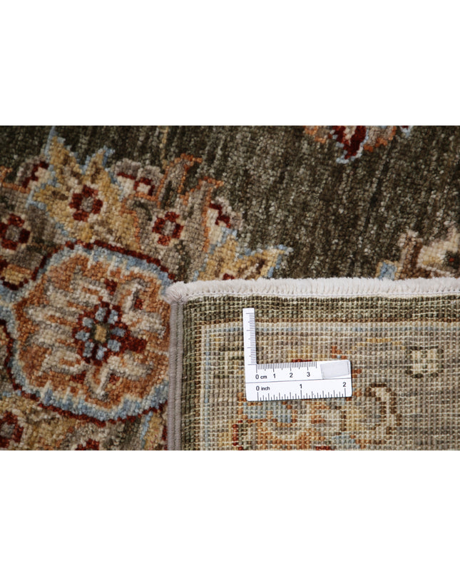 Ziegler 2' 0" X 2' 11" Hand Knotted Wool Rug 2' 0" X 2' 11" (61 X 89) / Green / Wool