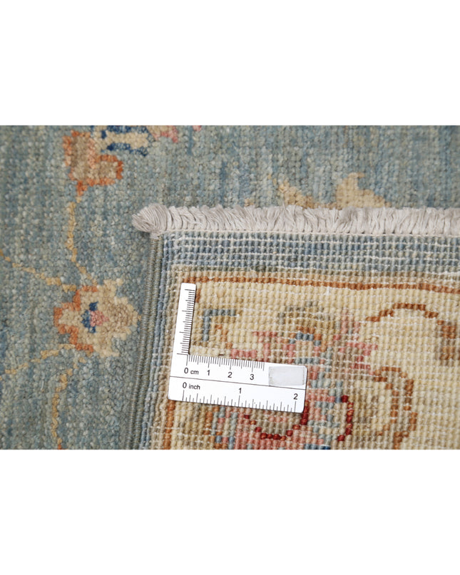 Ziegler 2' 0" X 3' 4" Hand Knotted Wool Rug 2' 0" X 3' 4" (61 X 101) / Blue / Wool