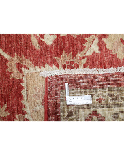Ziegler 13' 3" X 18' 4" Hand Knotted Wool Rug 13' 3" X 18' 4" (404 X 559) / Red / Wool