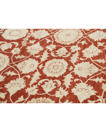 Ziegler 10' 0" X 13' 10" Hand Knotted Wool Rug 10' 0" X 13' 10" (305 X 422) / Rust / Wool