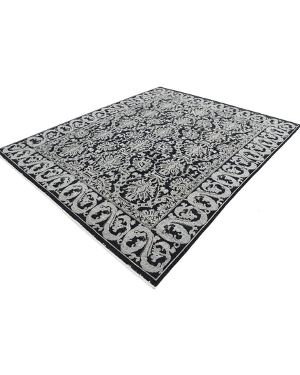 Ziegler 8' 1" X 9' 9" Hand Knotted Wool Rug 8' 1" X 9' 9" (246 X 297) / Black / Wool