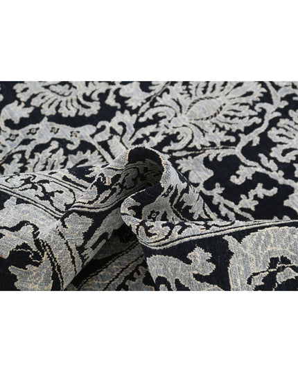 Ziegler 8' 1" X 9' 9" Hand Knotted Wool Rug 8' 1" X 9' 9" (246 X 297) / Black / Wool
