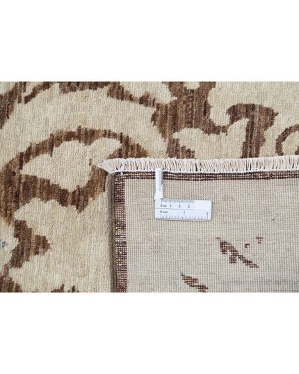 Ziegler 8' 11" X 11' 4" Hand Knotted Wool Rug 8' 11" X 11' 4" (272 X 345) / Brown / Wool