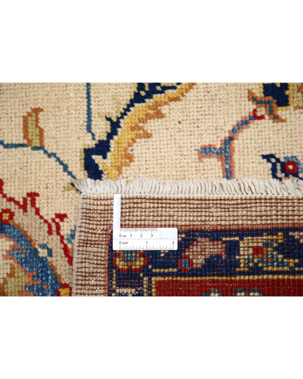 Ziegler 6' 6" X 9' 9" Hand Knotted Wool Rug 6' 6" X 9' 9" (198 X 297) / Ivory / Wool