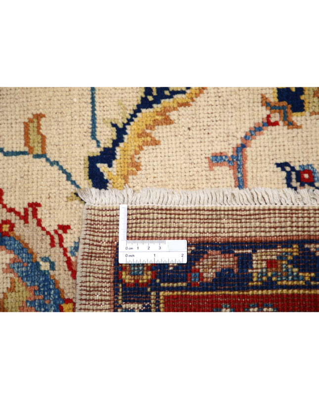 Ziegler 6' 6" X 9' 9" Hand Knotted Wool Rug 6' 6" X 9' 9" (198 X 297) / Ivory / Wool