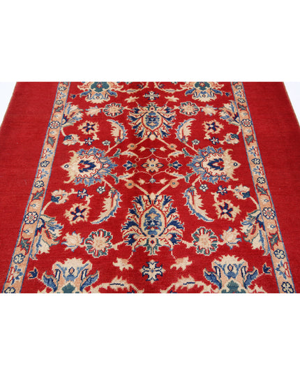 Ziegler 4' 10" X 6' 8" Hand Knotted Wool Rug 4' 10" X 6' 8" (147 X 203) / Red / Wool