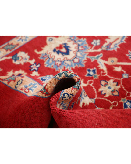 Ziegler 4' 10" X 6' 8" Hand Knotted Wool Rug 4' 10" X 6' 8" (147 X 203) / Red / Wool