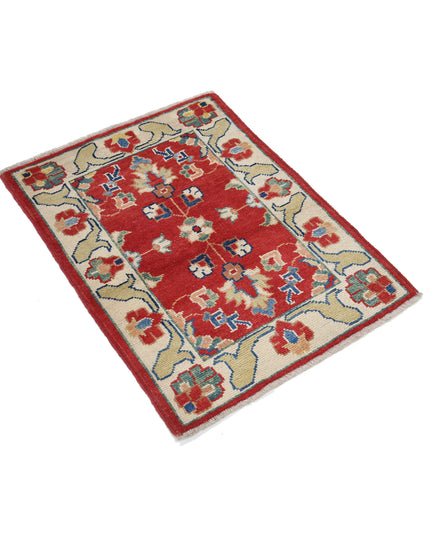 Ziegler 2' 2" X 3' 0" Hand Knotted Wool Rug 2' 2" X 3' 0" (66 X 91) / Red / Wool