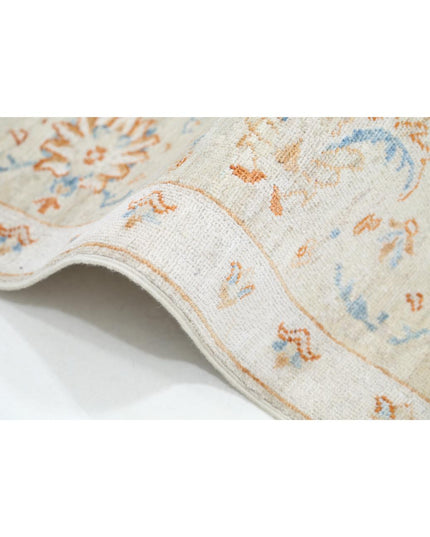 Ziegler 8' 1" X 10' 1" Hand Knotted Wool Rug 8' 1" X 10' 1" (246 X 307) / Grey / Wool