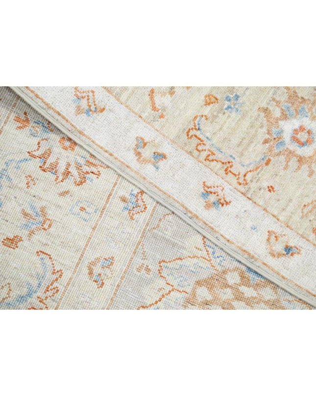 Ziegler 8' 1" X 10' 1" Hand Knotted Wool Rug 8' 1" X 10' 1" (246 X 307) / Grey / Wool