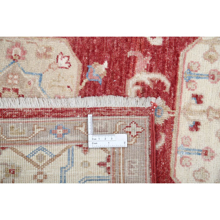 Ziegler 5' 7" X 7' 11" Wool Hand-Knotted Rug 5' 7" X 7' 11" (170 X 241) / Red / Ivory