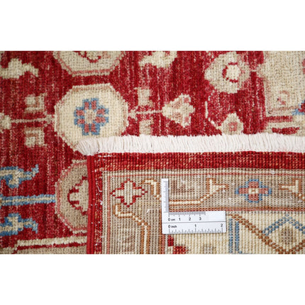 Ziegler 5' 7" X 7' 11" Wool Hand-Knotted Rug 5' 7" X 7' 11" (170 X 241) / Red / Ivory