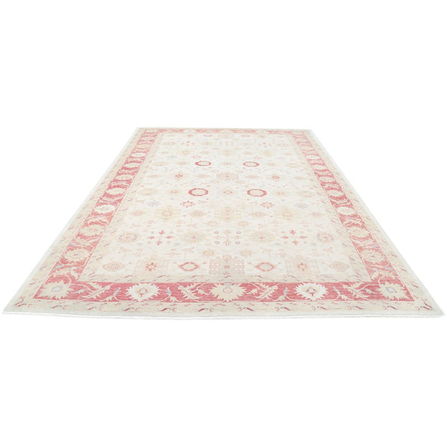 Serenity 8' 9" X 12' 4" Wool Hand-Knotted Rug 8' 9" X 12' 4" (267 X 376) / Ivory / Red