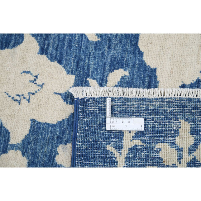 Ziegler 4' 11" X 6' 5" Wool Hand-Knotted Rug 4' 11" X 6' 5" (150 X 196) / Blue / Blue