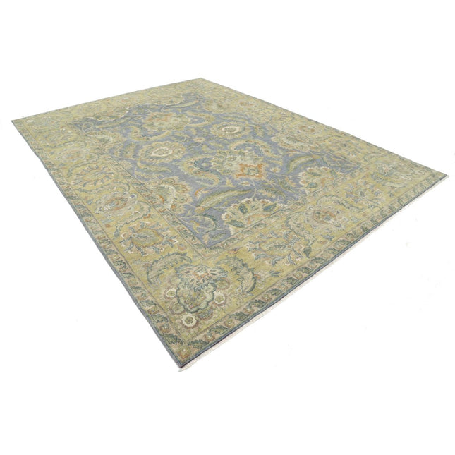 Ziegler 8' 11" X 11' 11" Wool Hand-Knotted Rug 8' 11" X 11' 11" (272 X 363) / Grey / Gold