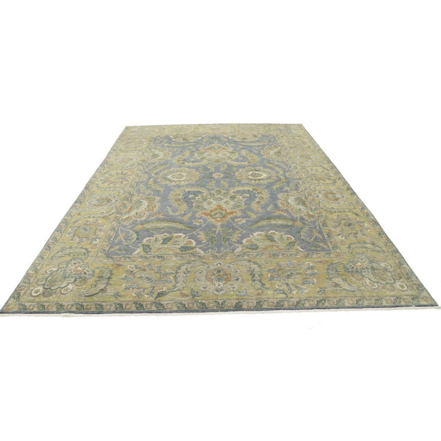 Ziegler 8' 11" X 11' 11" Wool Hand-Knotted Rug 8' 11" X 11' 11" (272 X 363) / Grey / Gold