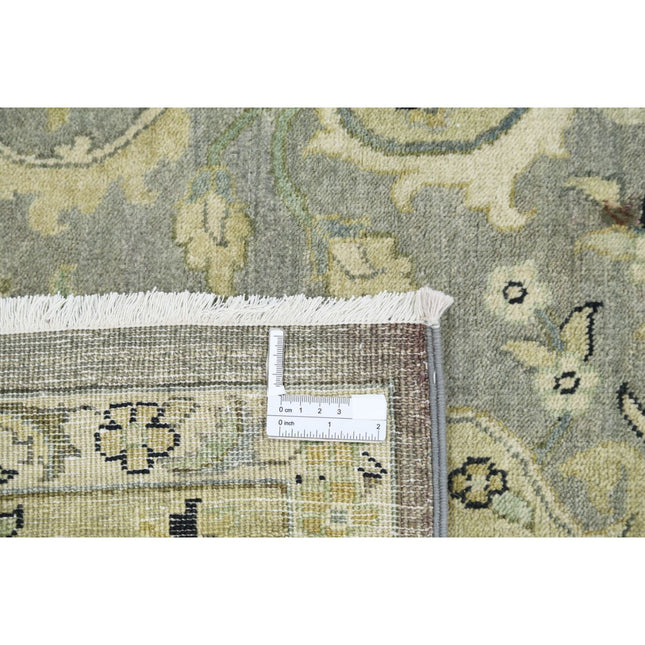 Ziegler 8' 0" X 10' 0" Wool Hand-Knotted Rug 8' 0" X 10' 0" (244 X 305) / Grey / Gold
